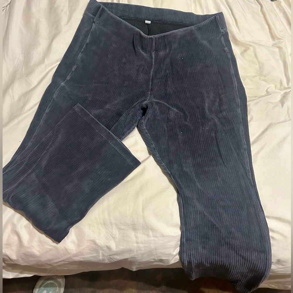 Black Corduroy stretchy Pants